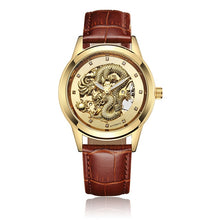 Load image into Gallery viewer, Luxury Dragon Skeleton Automatic Mechanical Watches For Men Wrist Watch Stainless Steel Strap Gold Clock Waterproof Mens relogio
