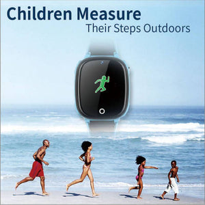 New Children Smart Watch IPX67 Waterproof Long Standby GPS+LBS Dual Positioning Phone Watch Health Sports Safety Monitor Tracker