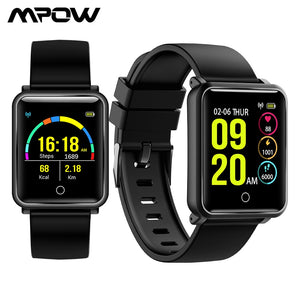 Mpow N88 Smart Watch Color Screen IP68 Waterproof Heart Rate Monitor Sleep Tracker Replaceable Bracelet For Android IOS Phone