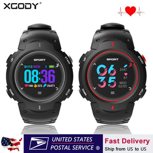 XGODY Smart Watch 5ATM Waterproof Bluetooth Smartwatch Blood pressure Pedometer Calorie Reminder Fitness Tracker For iOS Android