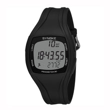 Load image into Gallery viewer, Men Sports Watch Silicone Watchband Calorie Pedometer Second Chronograph Outdoor Watches 50 Waterproof Double Time Wristwatches

