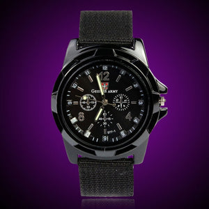 GEMIXI High Quality Men Wrist Watches Gemius Army Racing Force Military Sport Fabric Band Black reloj hombre kol saati