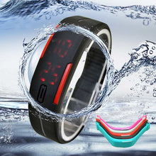 Load image into Gallery viewer, Hot Sell Ultra Thin Men Girl Sports Silicone Digital LED Sports Bracelet Wrist Watch Dropshipping 0822
