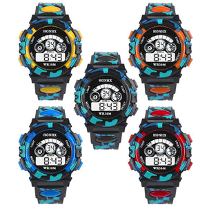 Outdoor Multifunction Waterproof kid Child/Boy's Sports Electronic Watches Watch Multi-function wrist watch  Luxury brands #25
