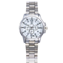 Load image into Gallery viewer, Women Fashion Stainless Steel Band Analog Quartz Round Wrist Watch Watches women's watches famous brand clock women 2018 Casual
