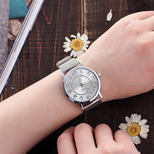 Load image into Gallery viewer, Special Gifts Women Watches Stainless Steel Band Relogio Feminino Love Heart Dial Watches Women Nice Horloge
