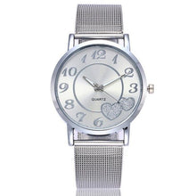 Load image into Gallery viewer, Special Gifts Women Watches Stainless Steel Band Relogio Feminino Love Heart Dial Watches Women Nice Horloge
