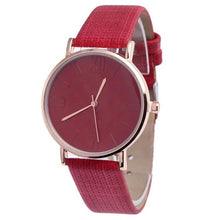 Load image into Gallery viewer, 2019 New Design Women Leather Simple Business Fashion Quartz Wrist Watch reloj mujer Horloges Uhren Damen clock xfcs saat
